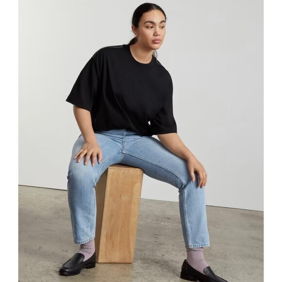 *SOLD* NWT! Everlane The Premium Weight Relaxed Oversize Tee - Size XXS - Picture 7 of 10